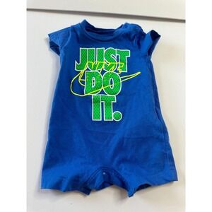 Nike Just Do It Blue One Piece-Newborn
